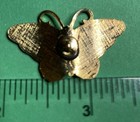 Susan Clarke  101 Butterfly Pink White Blue Enamel Gold Metal Shank Button-4 48