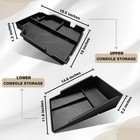 Muslogy Center Console Organizer Fits For 2014-2019 Chevy Silverado gmc Sierr   
