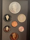 1995 Canadian Proof Set 7 Coin With Commemorative  925 Silver Dollar
