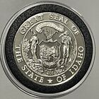 Idaho State Vintage Rare Proof Collector Coin Sterling Silver Rare Round Medal