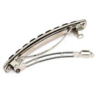 925 Solid Sterling Silver Cherry Baltic Amber Designer Classic Pretty Barrette