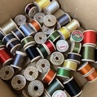 Vtg Wooden Thread Spools Lot 175  Cotton Silk Nylon Belting Coats N Clark Dupont