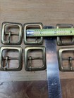 North   Judd Nos Solid Brass 8 Buckles 7 8 Inch Vintage Stock 1960-70   s