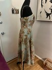 True 1950s Vintage Hawaiian Floral Dress Full Skirt Bombshell Dress
