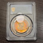 Pr65cam 1966 Ireland Easter Silver 10 Shillings  Pcgs Trueview- Rainbow Toned