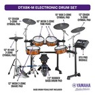 Yamaha Dtx8k-m Rw Electronic Drum Set Real Wood