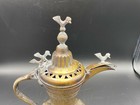 Vintage Turkish Copper Ottoman Middle East Islamic Dallah Arab Coffee Pot  8 1 4