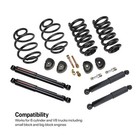 1963-72 C10 2 Inch Front  4 Inch Rear Drop Lowering Kit With Shocks