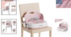 Compact Portable High Chair In Pink - Safe Booster Seat For Babies Up To 15 Kg