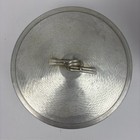Vintage Made In Italy Hammered Ice Bucket Double Walled Insulated Looped Handle