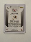 2015 Score Jersey Trent Williams   Eric Fisher Game Worn used Jersey Patch