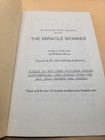 Vintage Y2k Live Performance Play Theater Pamphlet Brochure The Miracle Worker 