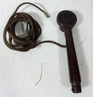 Vintage Astatic Microphone Laboratory Model F-2 Brown Stick Microphone-untested