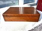 Antique Vintage Wooden Storage Trinket Box