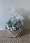 Newborn Baby Gift Basket  Baby Shower  Swaddle Wraps  Bibs  Wash Cloth  Bottles
