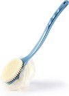 Long Handle Back Scrubber With Bristles   Loofah - Stress Relief For Bathing
