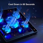 11-17 Inch Laptop Cooling Pad 5 Fans Gaming Notebook Cooler Led Fan Dual Usb Usa