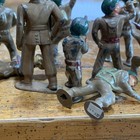 Vintage Lead Toy Soldiers Set Lot Of 12 Figures
