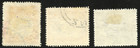 Niue 1933-36 Part Set Scott  61-63 Sg 63-65  Used  Nz Watermark 61