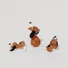 Hagen Renaker Mini Hound Puppy Dog Miniature Figurine Bassett Beagle Original 3