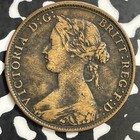 1861 Nova Scotia Large Cent Lot e8543 Nice 