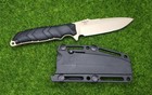 Hogue H k Fray Fixed Blade Knife 4 2  154cm Fde Cerakote Drop Point Blade  55253