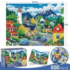 Snow Mountain Jigsaw Puzzle For Adults 500 Pieces