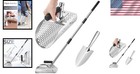 Metal Detecting Sand Scoop Stainless Steel Sifter Shovel Long Handle Beach Water