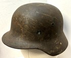 Ww2 Original German M40 Helmet Ef 64 W  Liner Band  no Liner  solid Helmet