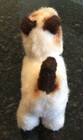 Vintage Glass Eyed  Straw Stuffed  White  Tan  Brown Terrier Dog Wagner  Steiff 