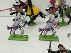 Vintage 1971 Britains Ltd Deetail Toy Soldier Medieval Knights Horses Lot  9