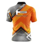 Custom Name Hammer Orange Venee Bowling Jersey Shirts - Usa Size
