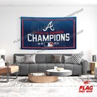 Atlanta Braves Flags 3x5  Banner Sign World Series Champions New Free Shipping 