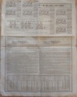 Nicolas Railroad 1869 Imperial Government Russia Bond 125 Roubles Coupons Loan