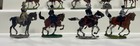 Vintage Hand Painted Lead Toy Soldiers Mixed Lot Of 13