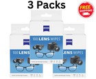 Zeiss Gentle And Thorough Cleaning Eyeglass Lens Cleaner Wipes  100 Count 3 Pack