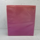 Yoobi Pink Hombre 1in 3 Ring Binder With 2 Pockets Set Of 2 Holds 220 Sheets
