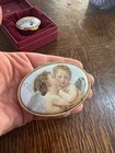 Pair Of Lovely Trinket   Pill Boxes Staffordshire Enamels Ltd Ed No 3   Cherub 