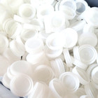 Lot Of 500 White Plastic Water Bottle Caps  Clean For Crafting Or Art Projects