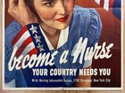 1942 Become A Nurse Your Country Needs You Owi Poster 22 Wwii Vintage Original