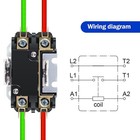 Carrier Hvac Motor Contactor  24v 30 Amp Coil 1 Pole Replacement Relays 4 Packs 