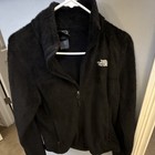The North Face Osito Black Full Zip Fleece Jacket Pockets Women s M