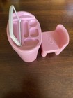 Vintage Little Tikes Dollhouse Furniture Vanity Make-up Table   Chair Pink