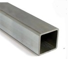 304 Polished brushed Stainless Steel Square Tube - 1 5 x 1 5 x1 8  X 24 