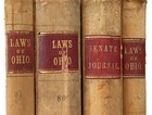  laws Of Ohio     senate Journal  Lot Of 4 Antique Books 1861-1889 Era Read