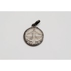 Vintage Catholic Pope John Xxiii   Paul Vi  800 Silver Small Religious Medal