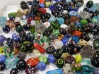 2 Pounds Hodge Podge India Factory Seconds   Leftover Glass Beads  pnkr-7    