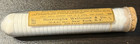 Vintage Sodium Salicylate  Effervescent Tabloid Glass Tube Wax Seal Unopened