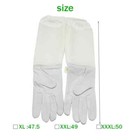 New Anti-bee Glove Beekeeping Protective Sleeves Ventilated Sheepskin And Canvas