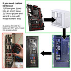 Asrock Fatal1ty X99x Killer I o Shield  Black white Color  Io Backplate 3d Print